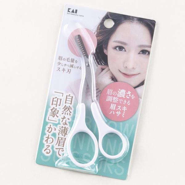 在庫状況：お取り寄せ/お届け：約2週間/◆眉の毛量を減らすことができるスキ刃で少しずつ眉毛をカットして、眉の濃さを調整◆自然な(薄眉)に仕上げます/[KQ3155]