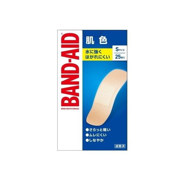 他サイト： バンドエイド肌色Sサイズ25枚 ジョンソン・エンド・ジョンソン 返品種別Aの商品画像