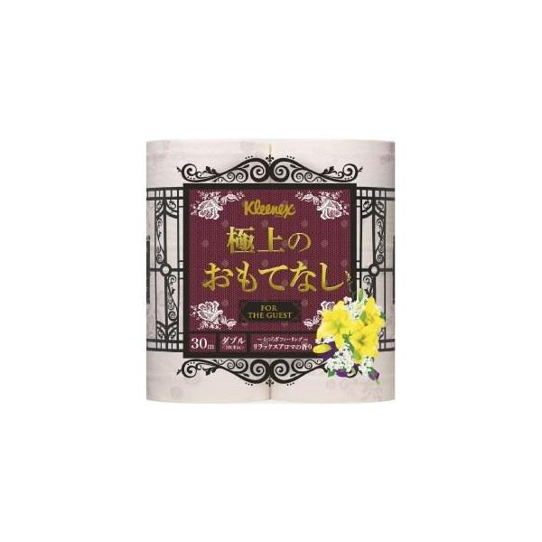 クリネックス 極上のおもてなし4ロール(ダブル) 日本製紙クレシア 返品種別A