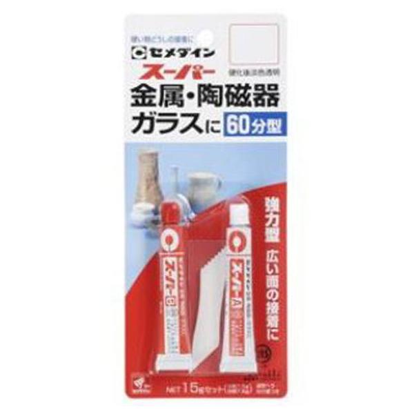 在庫状況：お取り寄せ/7日〜10日で出荷/◆金属、陶磁器などの硬質素材の接着に最適 ◆耐水性・耐熱性・耐薬品性に優れています。◆混合後硬化がはじまるまで60分あり、広い面積の接着補修に便利です。/[CA151セメダイン]