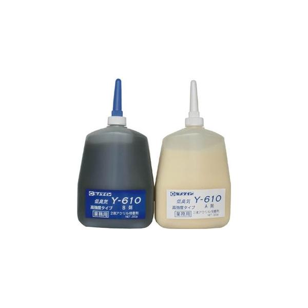 在庫状況：お取り寄せ/お届け：約2週間/◆Yシリーズ中で高強度タイプです。◆2液・常温硬化タイプです。◆金属、フェライト接着一般。/[AY048セメダイン]