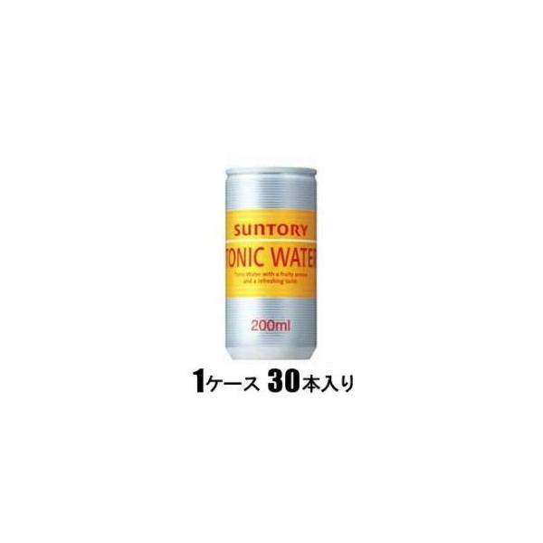 他サイト： トニックウォーター 200ml(1ケース30本入) サントリー 返品種別Bの商品画像