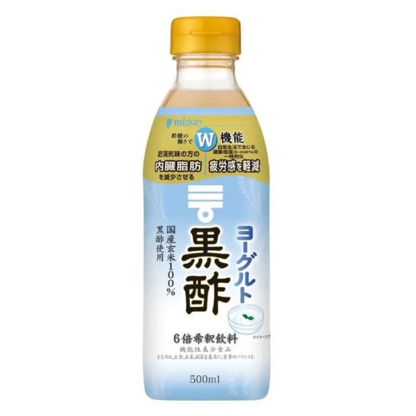 他サイト： ヨーグルト黒酢 6倍希釈タイプ 500ml ミツカン 返品種別Bの商品画像