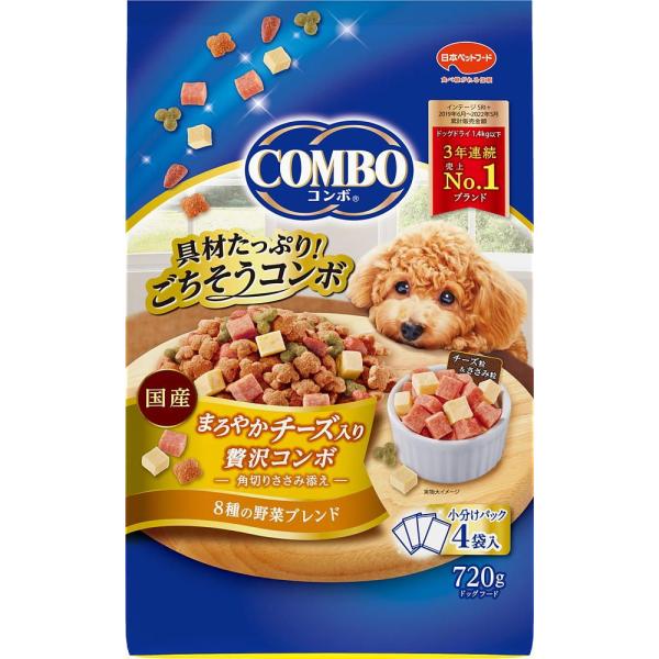 他サイト： コンボ ドッグ まろやかチーズ入り 720g 日本ペットフード 返品種別Bの商品画像