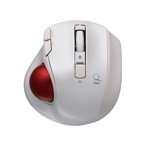 他サイト： ナカバヤシ 小型Bluetooth静音5ボタントラックボール(ホワイト) MUS-TBLF134W 返品種別Aの商品画像