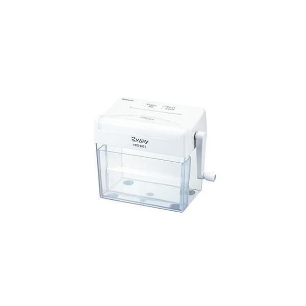 他サイト： ナカバヤシ ハンドシュレッダ(ホワイト) HES-H01W 返品種別Aの商品画像