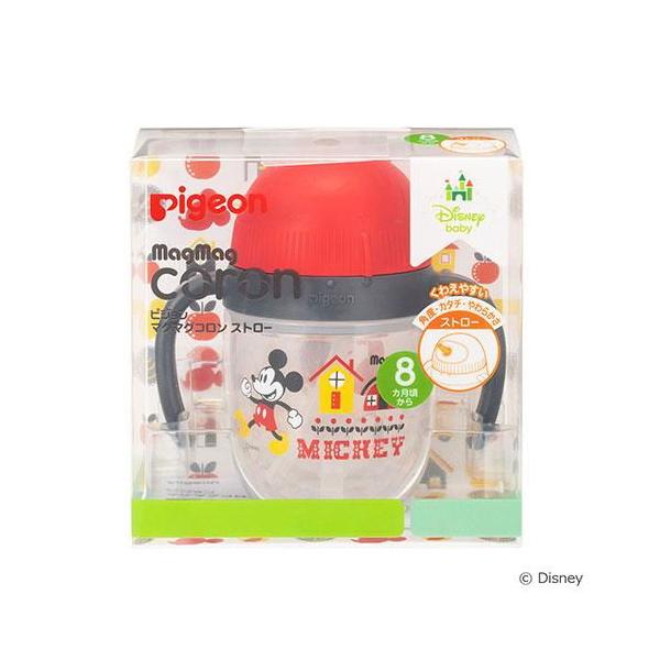 他サイト： マグマグコロン ストロー 本体(ミッキーデザイン) ピジョン (8ヵ月頃〜) 返品種別Aの商品画像