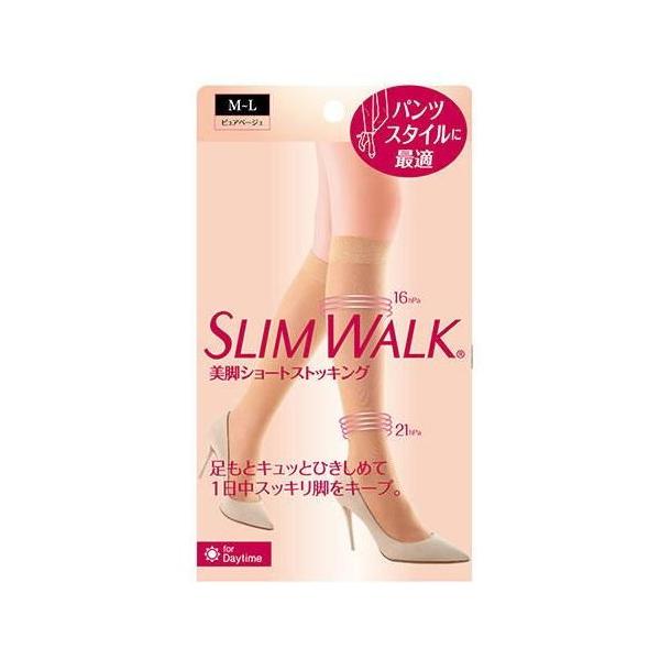 他サイト： スリムウォーク 美脚ショートストッキング M〜L ピップ 返品種別Aの商品画像