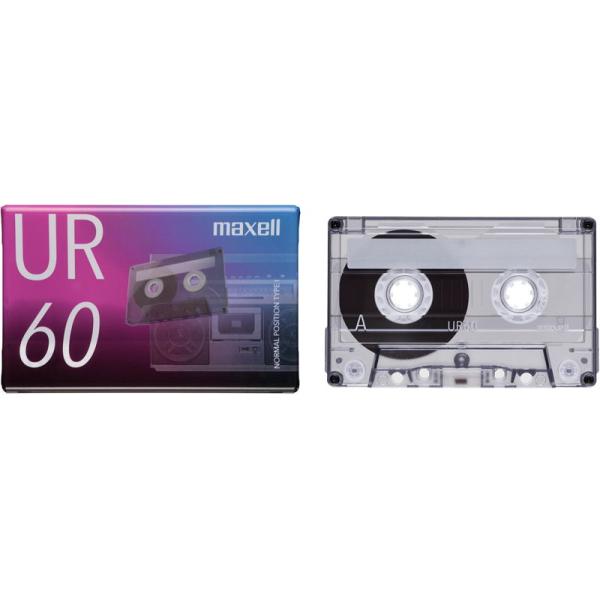 即配 (KT) maxell マクセル　音楽用カセットテープ  UR-60N 60分 1本 ネコポス便送料無料