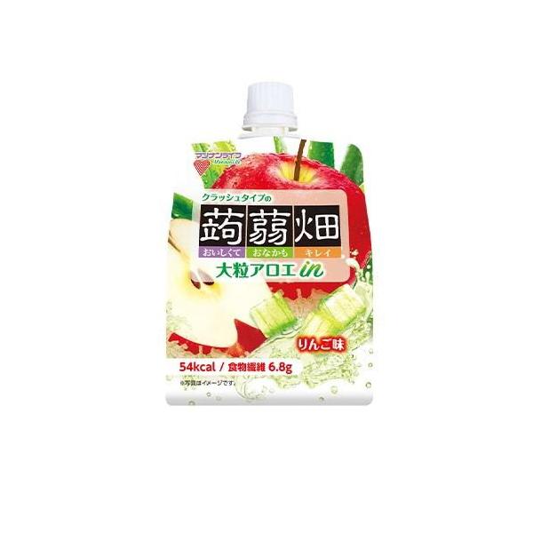 マンナンライフ 大粒アロエin クラッシュタイプの蒟蒻畑 りんご味 150