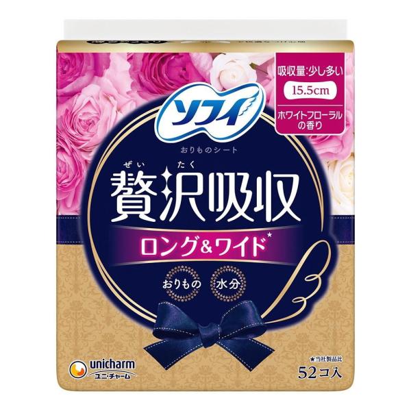 在庫状況：お取り寄せ/お届け：約2週間/※仕様及び外観は改良のため予告なく変更される場合がありますので、最新情報はメーカーページ等にてご確認ください。◆(3倍*1吸収シート)搭載で、おりものも水分も吸収し、さらさらキレイ!　*1：ユニチャー...