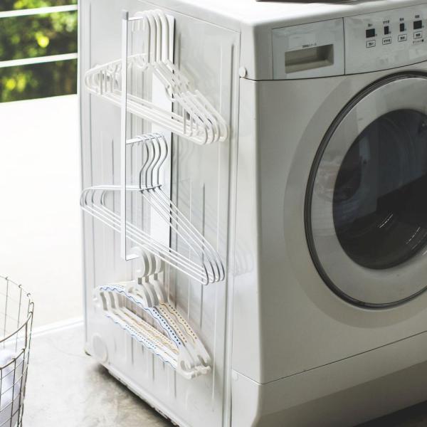 他サイト： 山崎実業 マグネット洗濯ハンガー収納ラック プレート(ホワイト) 03585(ヤマジツ) 返品種別Aの商品画像