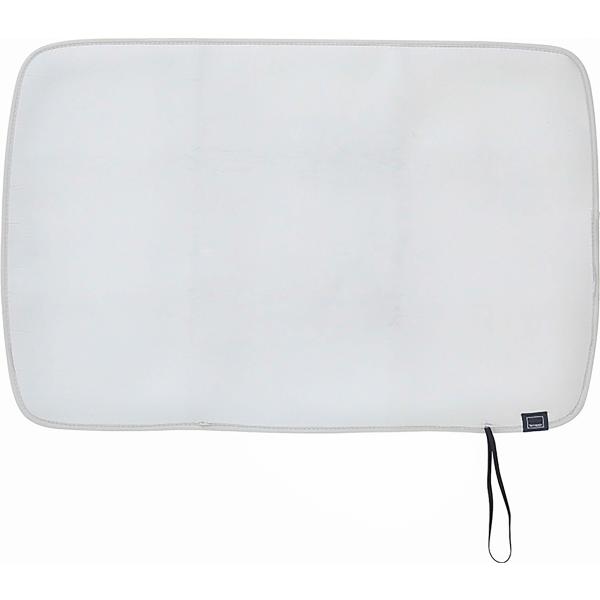 在庫状況：お取り寄せ/お届け：約2週間/◆広げるだけで お手軽アイロン掛け。◆小さく畳めるアイロンマット。◆バンドつきなので、しっかりまとめられます。/[04026ヤマジツ]