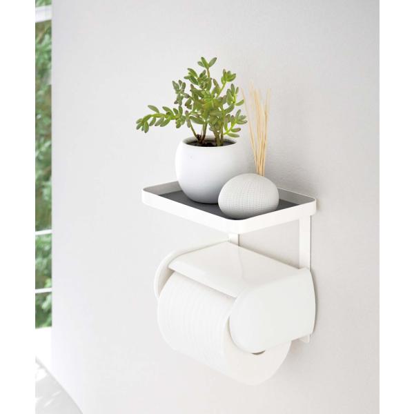 在庫状況：お取り寄せ/お届け：約2週間/※ペーパーホルダーは別途ご用意下さい。※画像はイメージです。◆トイレットペーパーホルダーに差し込むだけの簡単取り付け!◆ホルダーの上が収納スペースに。◆掃除用具の収納やスマートフォンの一時置きなどに使...