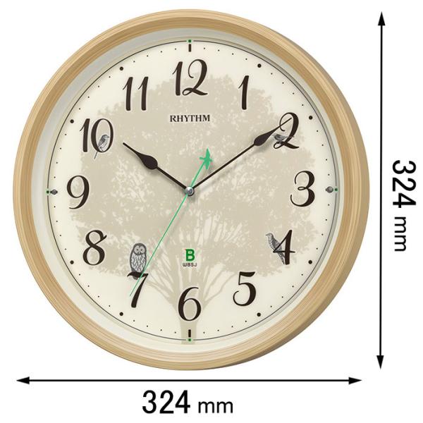 在庫状況：在庫僅少/2018年10月 発売/◆春夏秋冬、日本各地で録音した48種+シークレット1種の野鳥を収録◆サイズ：直径324×61mm◆報時機能　◆暗所自動鳴り止めセンサー/OFF付【report】