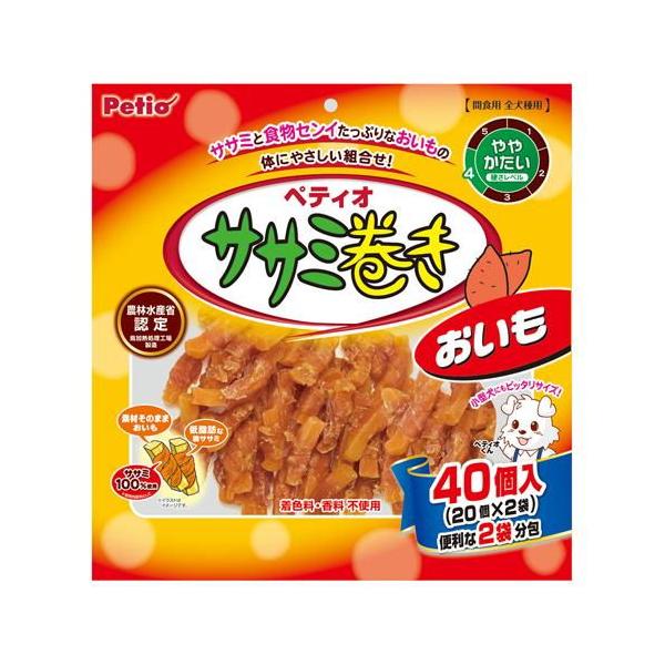 他サイト： ペティオ ササミ巻き おいも 40個入 ペティオ 返品種別Bの商品画像
