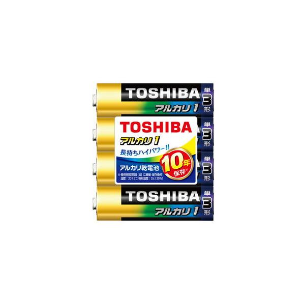TOSHIBA（東芝） アルカリ乾電池単3形 4本パック アルカリ1 LR6AN-4KP