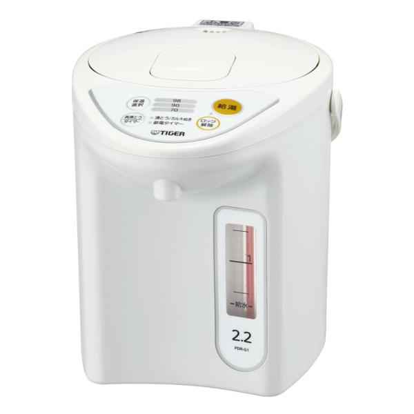 在庫状況：在庫あり/2016年06月 発売/◆98℃・90℃・70℃の3段階で保温温度が選べる◆6時間の節電タイマーつき◆省スチーム沸とう◆容量：2.2L/[PDRG221W]