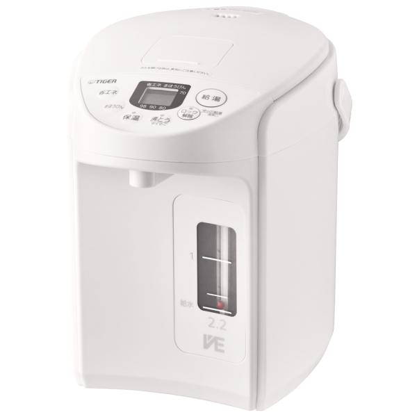 在庫状況：お取り寄せ/2024年09月 発売/◆かしこく使える(3つの節電メニュー)◆省スチーム設計◆見やすいデカ文字操作パネル◆容量：2.2L/[PIQG220WC]