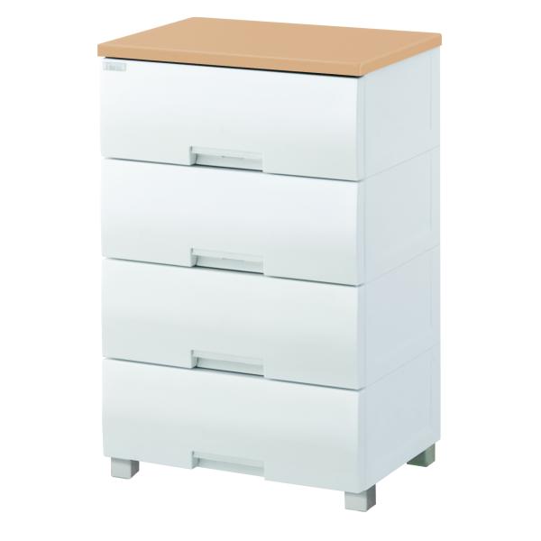 在庫状況：お取り寄せ/◆使いやすさと安心感を追及したチェストです。いいとこプラス、フィッツプラス。◆NATURAL リビングに映えるナチュラルな木製天板。◆別売キャスター対応です。/[F5504FITSプラス]【report】