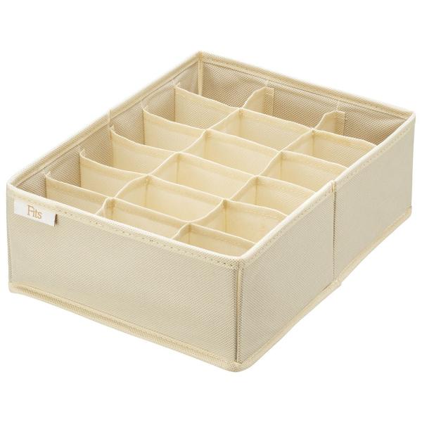 在庫状況：在庫あり/◆収納ケースの中を整理整頓できる布製ボックスです。◆靴下やハンカチ、子供用グッズ(スタイやよだれカバー)など小物の整理におすすめです。◆本体寸法(約)：幅24×奥行33×高さ11mm/[811000963]