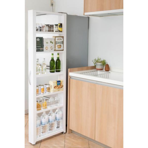 在庫状況：お取り寄せ/お届け：約2週間/◆高い収納力と丈夫な構造で(すき間)を無駄なく活用◆棚の高さは調整可能◆出し入れもスムーズのキャスター付き・組立：お客様組立/[TKBNWH100]