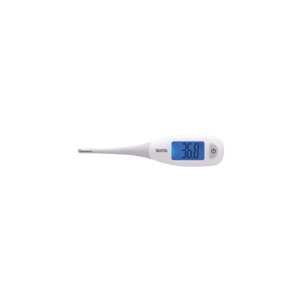 タニタ BT-471-WH ホワイト 電子体温計 乳幼児や要介護者の脇にも当てやすい