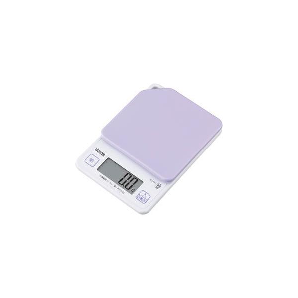 タニタ デジタルクッキングスケール ブルーベリーパープル TANITA デジタルクッキングスケール KJ-114-PP 返品種別A