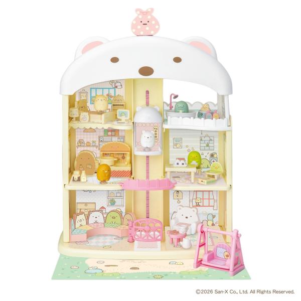 タカラトミー すみっコぐらし くっつきすみっコ みんないっしょ♪ しろくまおやねのシェアハウス 返品種別B