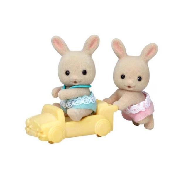 エポック社 シルバニアファミリー みるくウサギのふたごちゃん(ウ-88)シルバニアファミリー 返品種別B