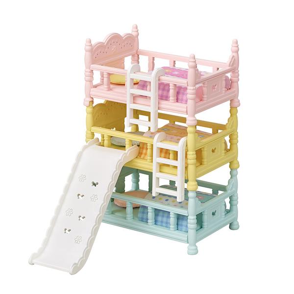 エポック社 シルバニアファミリー 赤ちゃん3段ベッド(カ-219)シルバニアファミリー 返品種別B