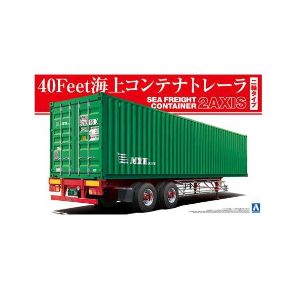 ザ・モデルカー アオシマ 1/ 32 ヘビーフレイト No.6 40Feet海上