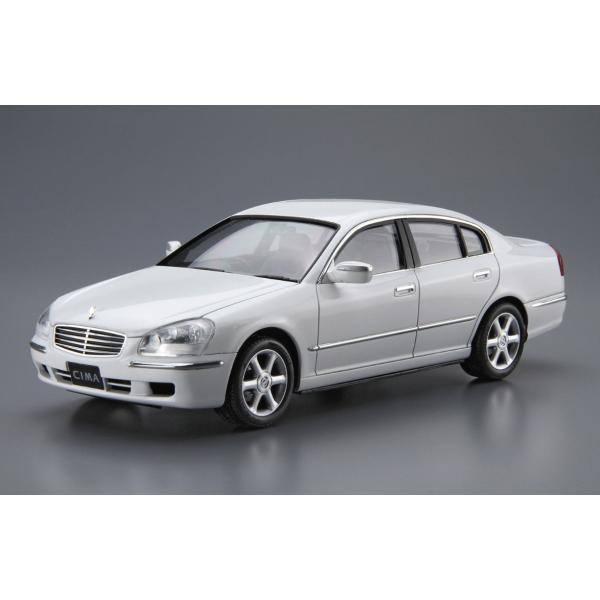 1/24 アオシマ f50シーマ 完成品 ザ・モデルカー アオシマ 1/ 24 No.125 ニッサン F50 シーマ