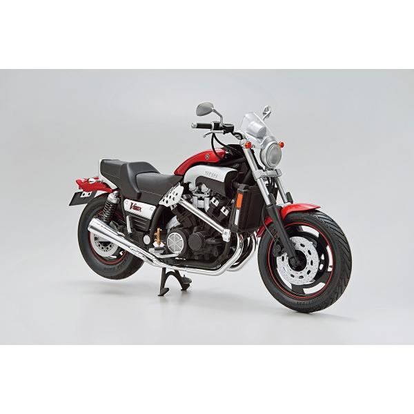 在庫状況：在庫僅少/2025年01月 発売/※画像はイメージです。実際の商品とは異なる場合がございます。アオシマ　1/12 ザ・バイク No.50 ヤマハ 5GK Vmax '04 カスタムパーツ付き です。