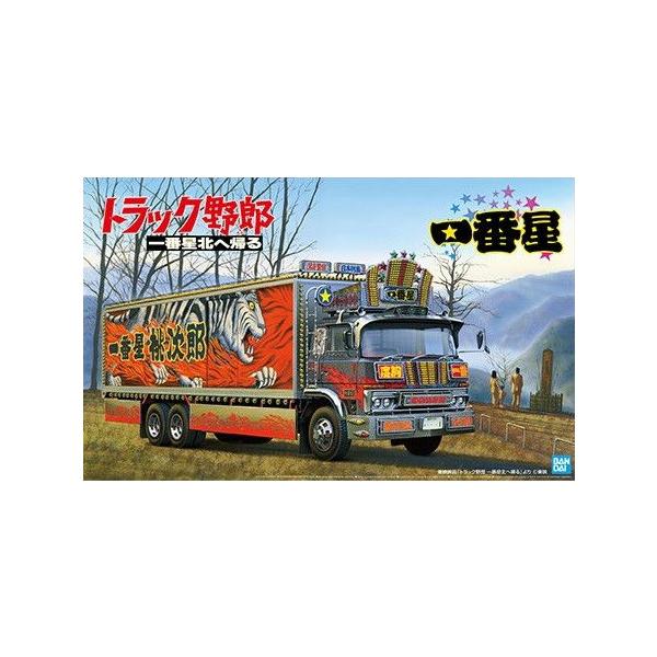 在庫状況：在庫あり/2024年07月 発売/※画像はイメージです。実際の商品とは異なる場合がございます。アオシマ 1/32 トラック野郎 No.6 一番星 北へ帰る です。