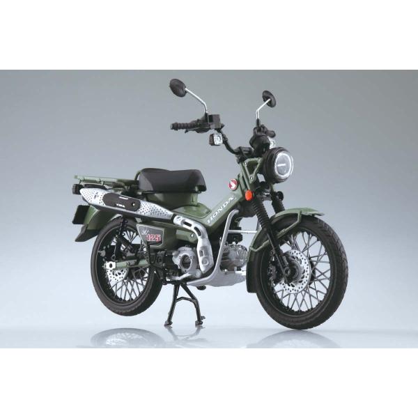 アオシマ(スカイネット) 1/ 12 完成品バイク Honda CT125 ハンターカブ パールオーガニックグリーン(11291)塗装済完成品 返品種別B