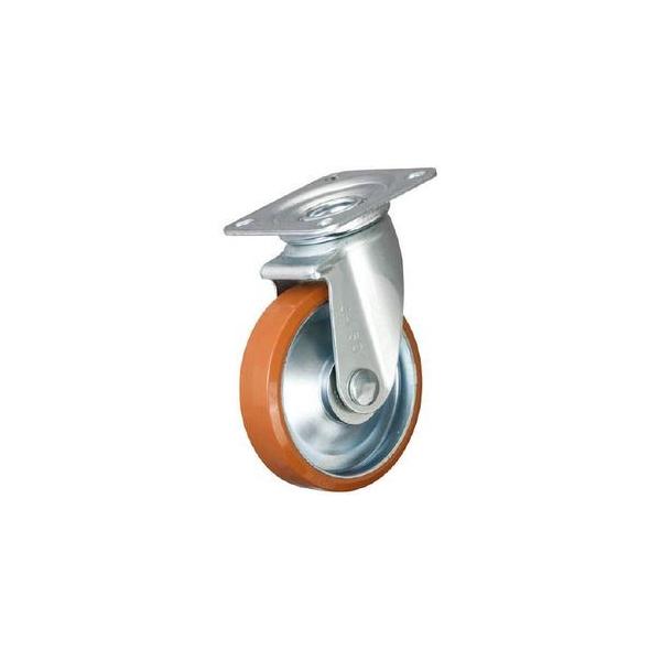 在庫状況：お取り寄せ/取引先在庫あり3日〜5日で出荷/◆ゴム車輪に比べ、重荷重の使用に適します。◆床面を汚さず、美観保持ができます。◆耐摩耗性に優れています。/[P100WJ]