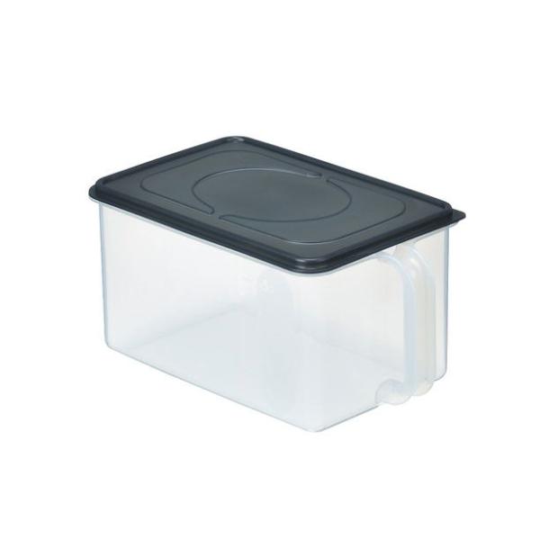 在庫状況：お取り寄せ/3日〜4日で出荷/※画像はイメージです。◆取り出し簡単、取手付きストッカー。◆食品や消耗材などの買い置き収納にとても便利。◆キッチンの収納スペースに種類別に積み重ねて見やすく収納。/[1226CBKイノマタ]