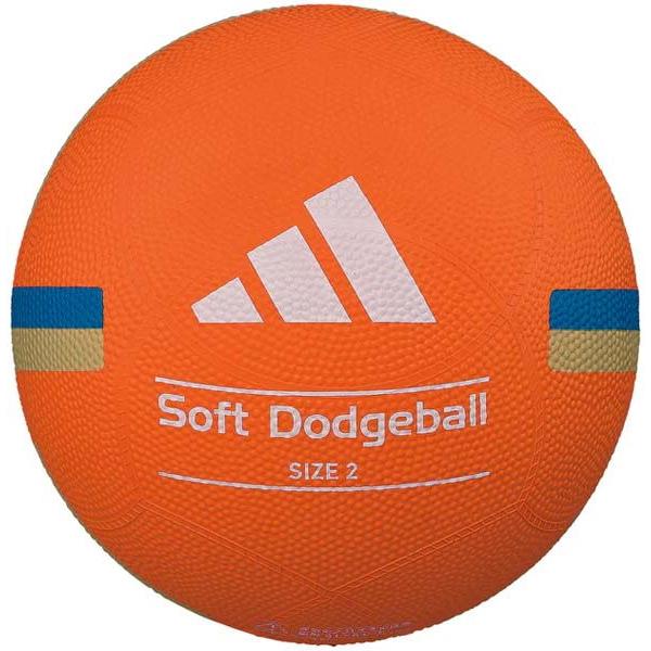 adidas アディダス アディダス ドッジボール 2号球 オレンジ ソフトドッジボール ハントドッチ ボール AD212OR