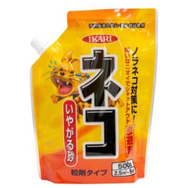 在庫状況：お取り寄せ/3日〜4日で出荷/◆ニオイに敏感なネコの嫌う香料を使った砂粒状の忌避剤です。◆従来品のボトルタイプから、廃棄しやすいスタンドパックにリニューアルしました。◆効果は約2週間〜1ヶ月持続。/[IKR205692]