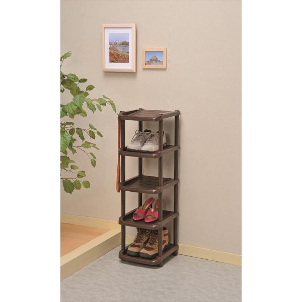 在庫状況：お取り寄せ/7日〜10日で出荷/◆靴箱に入りきらない靴、普段使いの靴の収納に。・サイズ(約)：幅30×奥行31×高さ90.3cm・組立：お客様組立/[シズラク5ダンS]