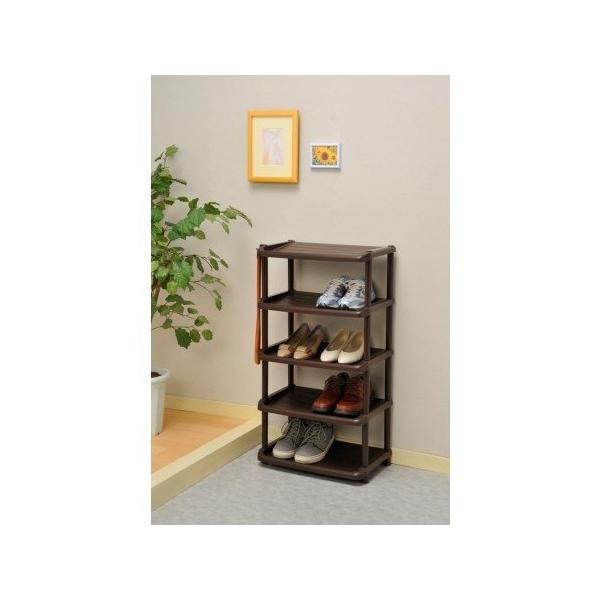 在庫状況：お取り寄せ/7日〜10日で出荷/◆靴箱に入りきらない靴、普段使いの靴の収納に。・サイズ(約)：幅50.3×奥行31×高さ90.3cm・組立：お客様組立/[シズラク5ダンW]