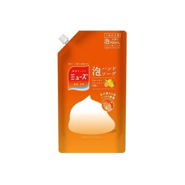 在庫状況：在庫僅少/※仕様及び外観は改良のため予告なく変更される場合がありますので、最新情報はメーカーページ等にてご確認ください。◆泡ハンドソープ　つめかえ用　900mL ジャンボパック。◆殺菌成分配合。オレンジ色の泡。◆しっかり洗っている...