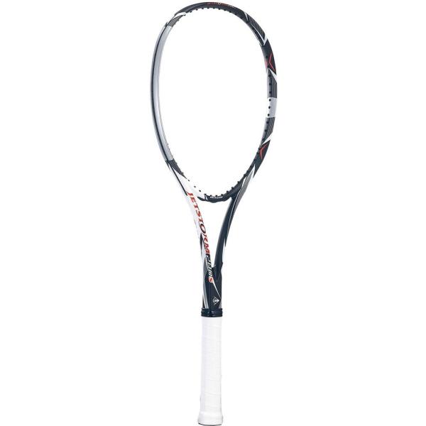 ダンロップ ソフトテニスラケット ジェットストーム 200S(ブラック×ホワイト・サイズ：G0・ガット未張り上げ)DUN-DS42000-040-G0 返品種別A