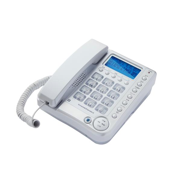 在庫状況：在庫あり/◆ナンバーディスプレイ対応留守番電話機シンプルフォン/[SS09]