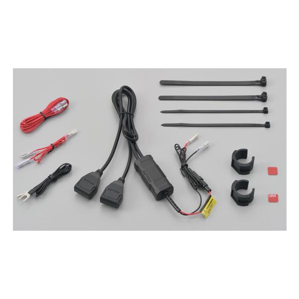 他サイト： デイトナ バイク専用電源 メインキー連動 USB2ポート(USB2口合計5V4.8A) DAYTONA 99503 返品種別Bの商品画像