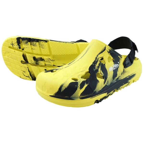 喜多 リカバリーサンダル バックストラップ付 EVAラバー・ライムマーブル・3L(27.5〜28.0cm) SK4930-LMM-3L 返品種別B