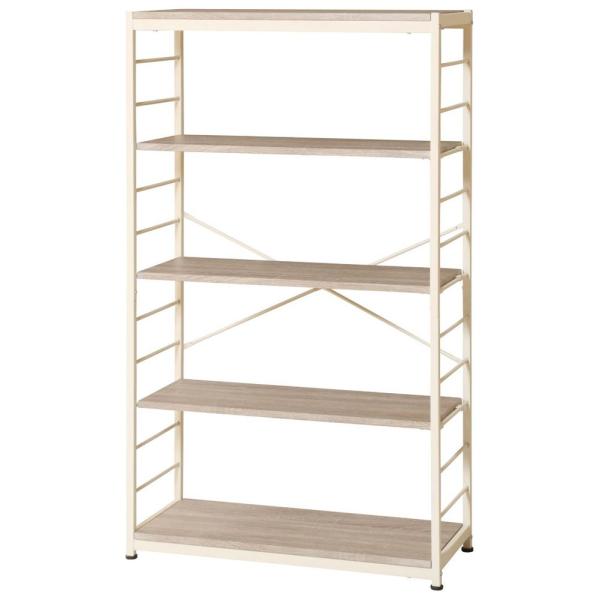 在庫状況：お取り寄せ/7日〜10日で出荷/◆木目をリアルに再現したPVCを使用し、スチールフレームを組み合わせたオープンラックです◆棚板は115mmピッチで高さ調整が可能です◆天板、底板は固定になります・組立：お客様組立/[KOEKIVKR...