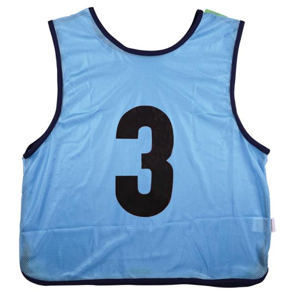 在庫状況：お取り寄せ/※画像はNo.3を使用しておりますが、こちらの商品はカラー・サックスのNo.2です。◆数字の視認性がいいエバニューのビブス◆球技におけるゲームベストに限らず用途が広がる◆運動会の決勝審判係でも大活躍/[EKB40570...