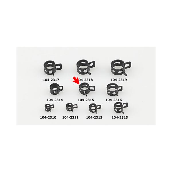 他サイト： キジマ ホースパワーバンド 11mm ブラック 5コSET KIJIMA 104-2315 返品種別Aの商品画像